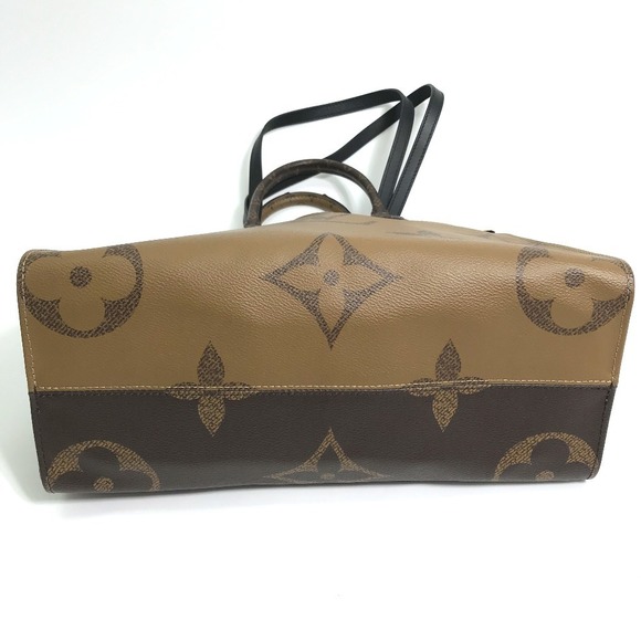 Louis Vuitton Monogram On The Go MM Tote Bag Brown - Picture 5 of 8